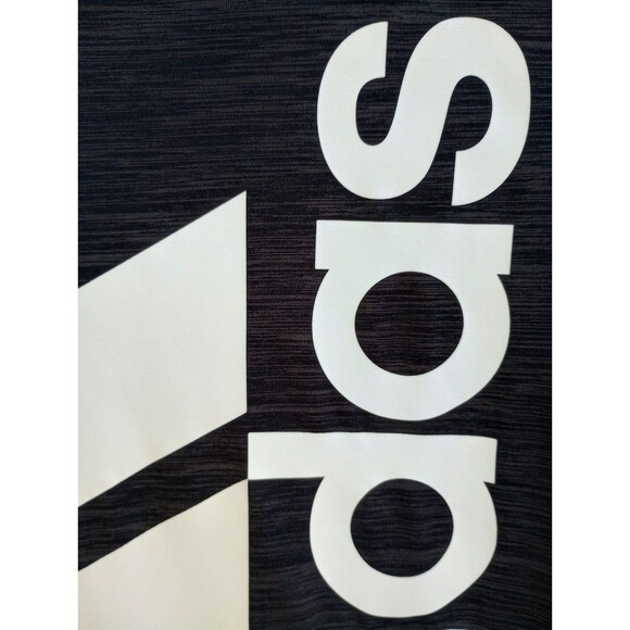 Boy's youth adidas shirt tshirt top small 8 black nwot - Picture 3 of 7